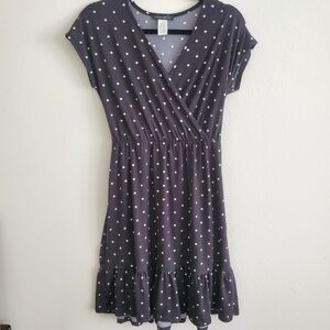 Black and White Polka Dot Dress - Size Medium